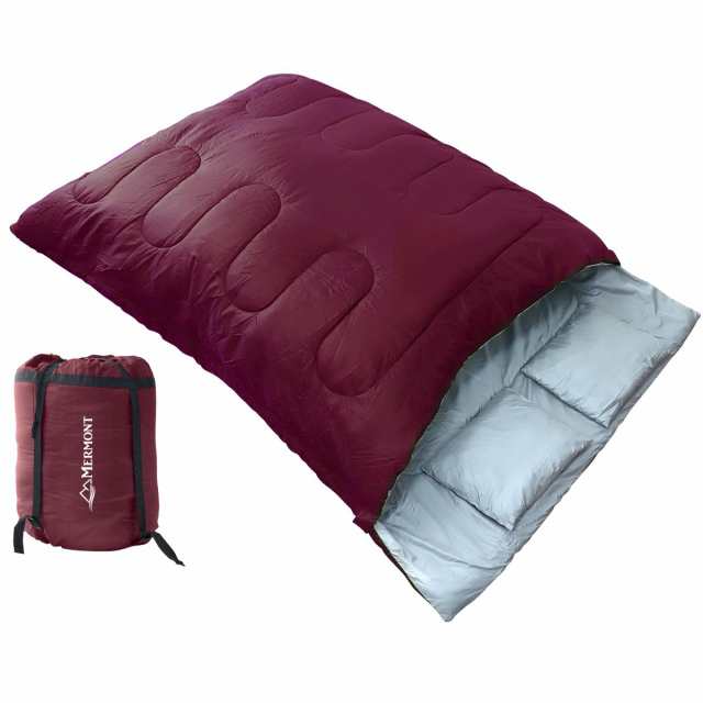 寝袋 シュラフ -4℃ 封筒型 洗える 2人用 コンパクト -4度 洗える寝袋 ...