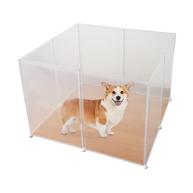 ペットフェンス 柵 70×50cm 8枚セット ペットケージ ドア付 パネル