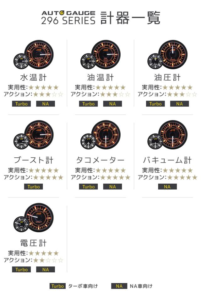 オートゲージ 電圧計 車 52mm 52Φ 追加メーター 後付け Autogauge 2色