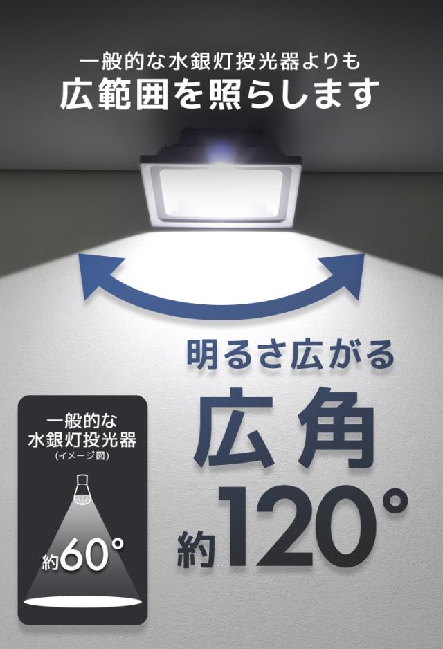 LED 投光器 6個セット 50W 500W相当 1年保証 LED投光器 昼光色 6000K 広角120度 防水加工 3mコード付き ledライト 照明 ライト 看板灯 集魚灯 作業灯 駐車場灯 ナイター 屋台 工場 倉庫 屋内 照明 船舶 屋外 人気 送料無料_6