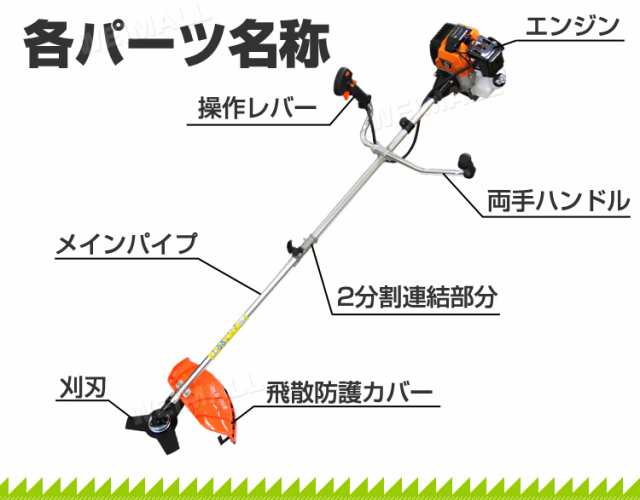 草刈機 エンジン式 43cc チップソー 40枚刃 10枚セット 分割タイプ エンジン刈払機 草刈り機 安全 セーフティロック付 両手ハンドル  セッの通販はau PAY マーケット - ウェイモール | au PAY マーケット－通販サイト