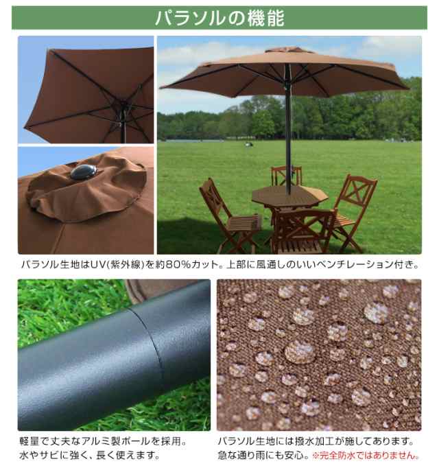 Amazon.co.jp: ガーデンパラソル パラソルベースセット 大型