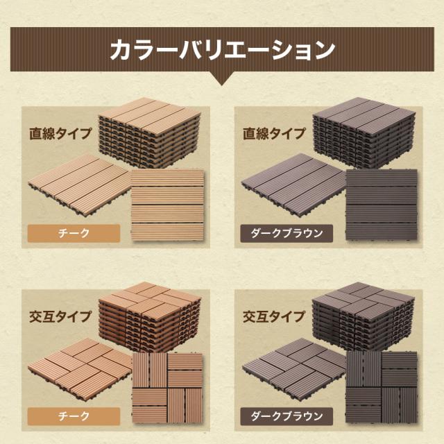 【27枚仕かける】 ウッドパネル 人工木 材木瓦 生まれながら木粉  2.4平米用 縁側 合わせ目式 29.5×29.5糎 材木 材木甲板 ダイアログボックス 瓦 合わせ目 木 屋上 9枚 まっ四角 フロアデッキバルコニー エクステリア 園庭