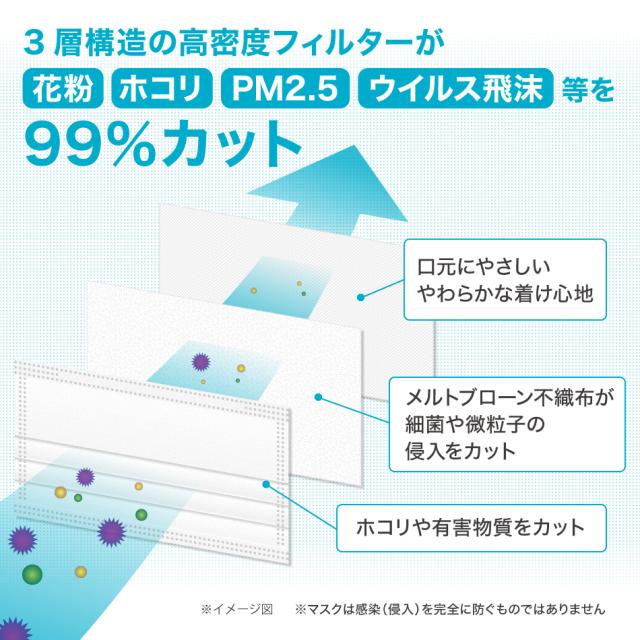 1箱あたり490円】 マスク 不織布 使い捨て 不織布マスク カラー 50枚×2