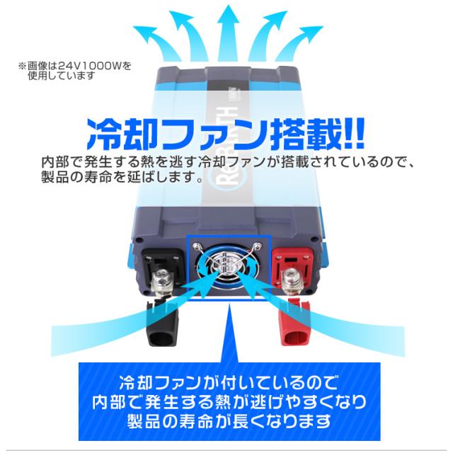 インバーター 12V 100V 3Pプラグ対応 カーインバーター 2000W 正弦波 車用インバーター 正弦波インバーター 車載コンセント USBポート 車中泊 電源 変換 急速充電器 車 充電器 家庭用電源 非常用電源 防災グッズ 送料無料
