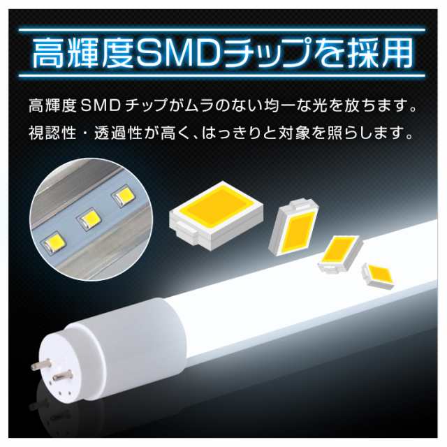 【通販得価】1年保証 50本セット LED蛍光灯 20W LED蛍光灯 直管 蛍光灯 グロースターター式 58cm 昼光色 工事不要 ポリカーボネート 長寿命 省エネ 防虫 その他