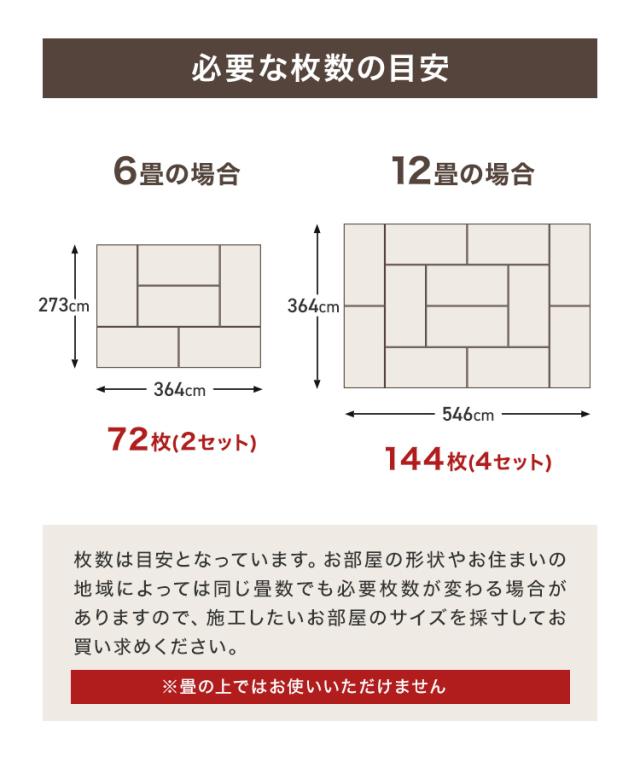 フロアタイル シート 12畳 フローリング材 床材 木目調  シール 貼るだけ 接着剤不要 ウッドカーペット 144枚セット ウッドタイル フロア 置くだけ フローリングカーペット フローリングマット タイル 木目 おしゃれ リフォーム 補修 送料無料_19