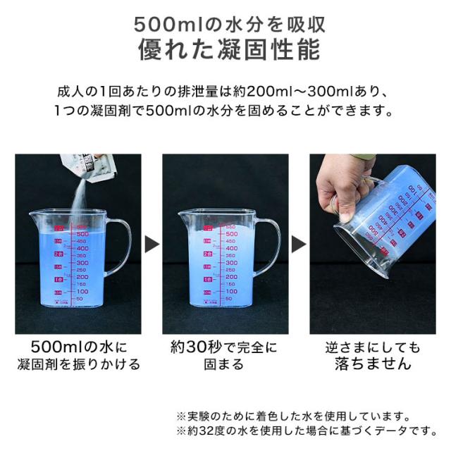 簡易トイレ 120回 災害用 凝固剤 60回 2個セット 非常用トイレ 防災