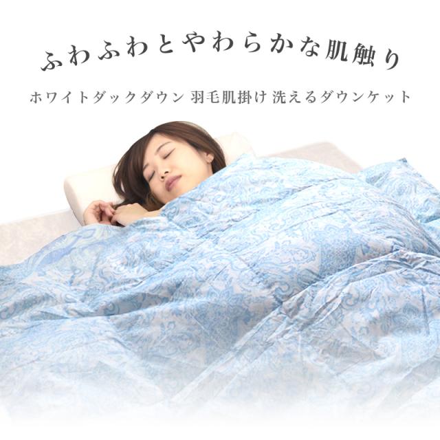 【2枚セット】 ダウンケット 洗える ダウン 50% シングル ホワイトダックダウン 夏用 羽毛布団 羽毛肌掛け布団 掛け布団 シングルロング 150×210 肌掛け 掛布団 肌掛け布団 羽毛肌掛け 羽毛ふとん 羽毛 洗濯 丸洗い 夏布団 ウォッシャブル 送料無料_2