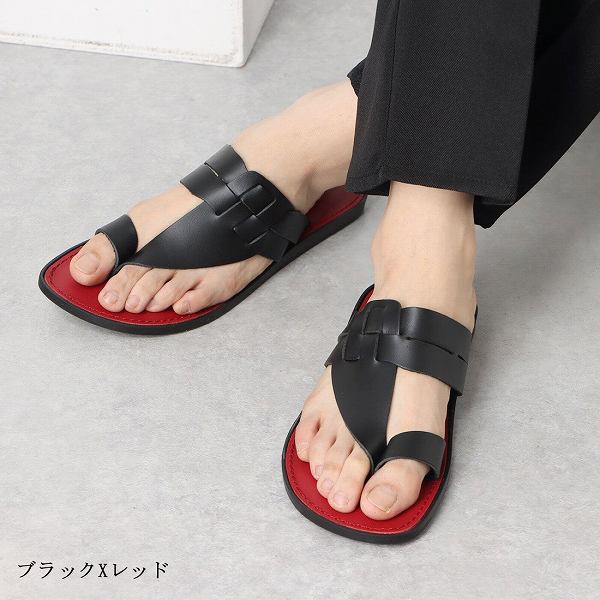 全国送料無料 日本製 徳島 牛革 レザートングサンダル 国産レザーサンダル 皮サンダル 本革 2トーンカラー 父の日 7色 の通販はau Pay マーケット ブティック イタリコ