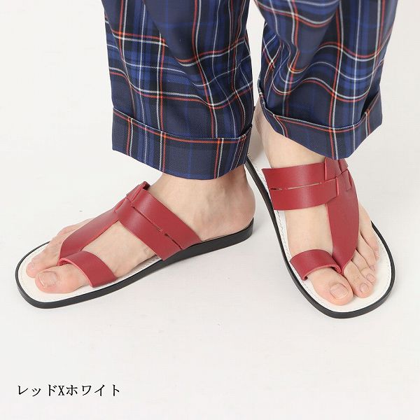 全国送料無料 日本製 徳島 牛革 レザートングサンダル 国産レザーサンダル 皮サンダル 本革 2トーンカラー 父の日 7色 の通販はau Pay マーケット ブティック イタリコ