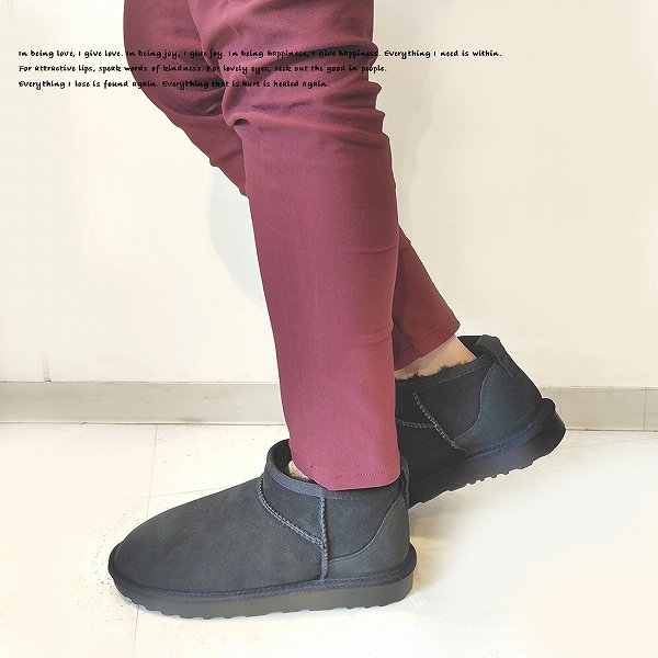 羊毛100％ ムートンブーツ ショート丈 ムートンシューズ シープスキン ボア あったか (3色)の通販は