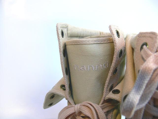 全国送料無料 ブーツ メンズ 本革 スエード ハイカットブーツ Nannu デンマークブランド インポート キャンバスx牛革 4色 ナヌー の通販はau Pay マーケット ブティック イタリコ