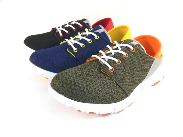 スニーカー メンズ スリッポン 踵踏める 痛くない 紐靴 メッシュ 運動靴 3色 ブラック カーキ ネイビー の通販はau Pay マーケット ブティック イタリコ