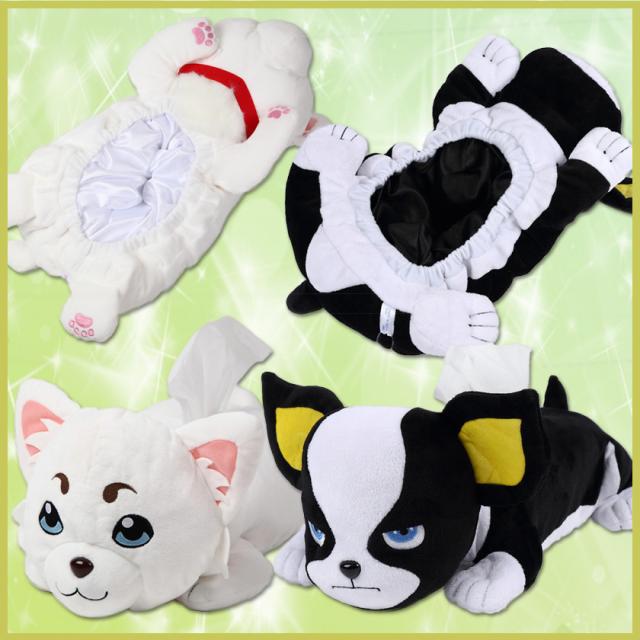 銀魂 定春 & ジョジョの奇妙な冒険 イギー ティッシュボックスカバー 2