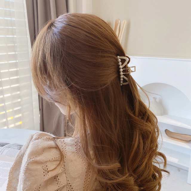 ゴールド　ヘアピン　シンプル　韓国　レディース　ヘアアクセサリー