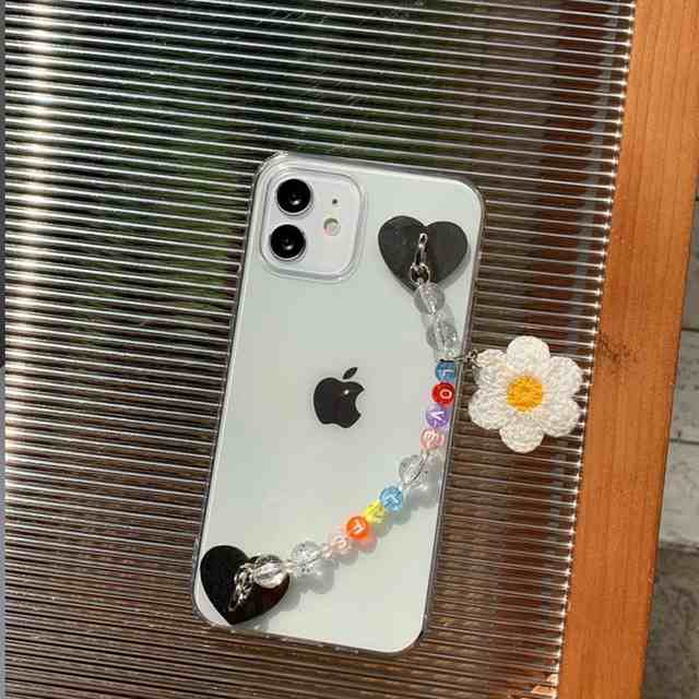 Iphone13 ケース 韓国 ケース ビジュー チェーン 花 ハート 透明 クリア お揃 可愛い カバー 女性 Iphone Se2 7 Se3 X Xr Xsmax 11 11proの通販はau Pay マーケット セレクトショップオンリーユー