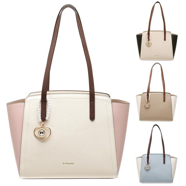 アンドシュエット chouette A4対応 大きめ 大容量 トート バッグ ハンド バッグ バイカラー シンプル かばん レディース 女性 デイリー ギフト サマンサの通販は 8,330円