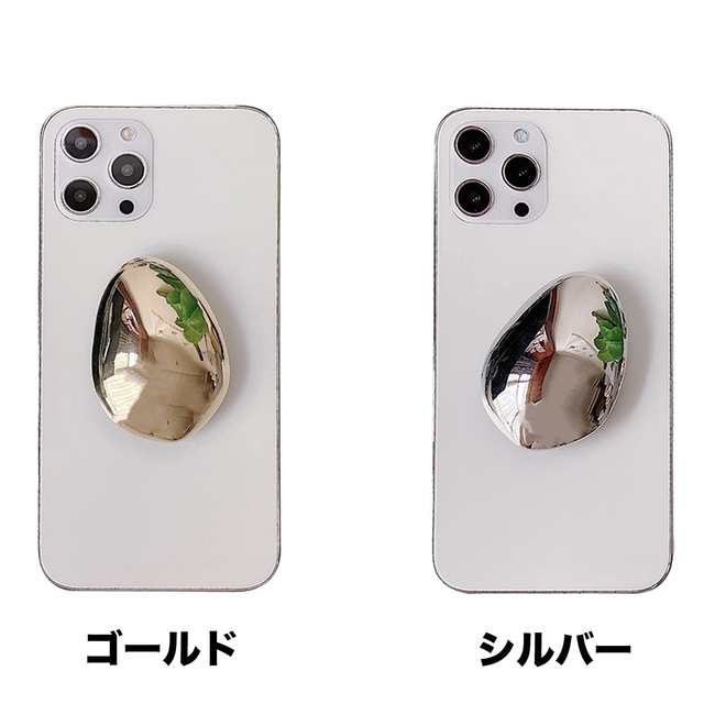 スマホグリップ 韓国 グリップトック スマホリング シンプル かわいい おしゃれ 個性的 スマホスタンド GRIPTOK 落下防止 ゴールド  シルの通販はau PAY マーケット - セレクトショップオンリーユー