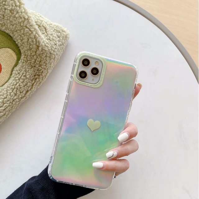 Iphone11 ケース 韓国 Tpu 透明 クリア ハートオーロラケース かわいい 個性的 おしゃれiphone7 Iphone8 Iphonese 第2世代 Iphonex Iphの通販はau Pay マーケット セレクトショップオンリーユー