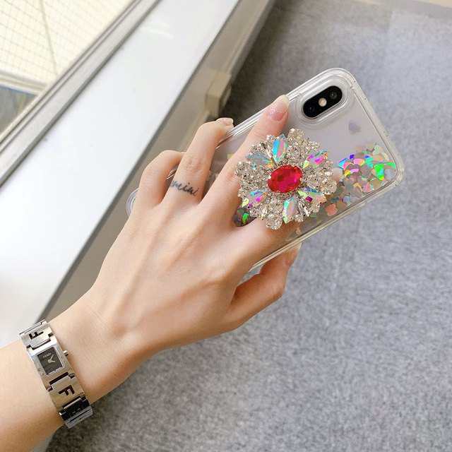 スマホリング 韓国 スマホグリップ おしゃれ グリップトック キラキラ 高見え ゴージャス かわいい スマホスタンド GRIPTOK 落下防止の通販はau  PAY マーケット - セレクトショップオンリーユー