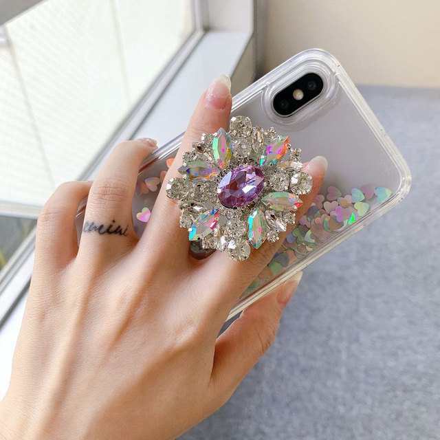 スマホリング 韓国 スマホグリップ おしゃれ グリップトック キラキラ 高見え ゴージャス かわいい スマホスタンド GRIPTOK 落下防止の通販はau  PAY マーケット - セレクトショップオンリーユー