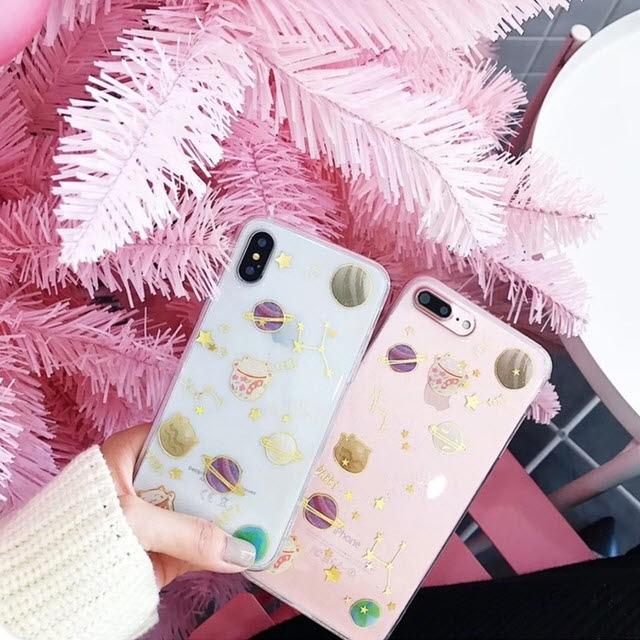 Iphonese2 ケース 韓国 クリア 宇宙 スペース 星座 個性的 面白い おもしろ かわいい お洒落 Iphone7 Iphone8 Iphonese 第2世代 Iphoneの通販はau Pay マーケット セレクトショップオンリーユー