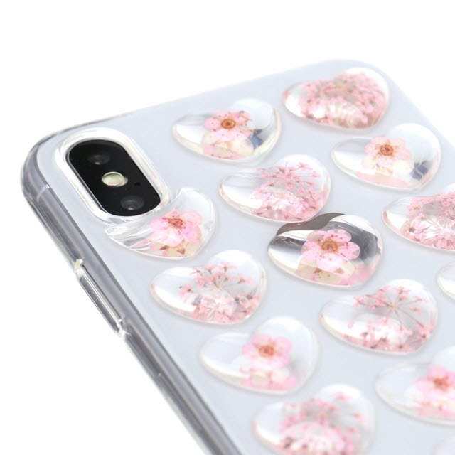 Iphonese2 ケース 韓国 ドライフラワー 押し花 花 ハート ぷっくり カラフル かわいい クリア 透明 おしゃれ かわいい Iphone7 Iphone8 Iの通販はau Pay マーケット セレクトショップオンリーユー