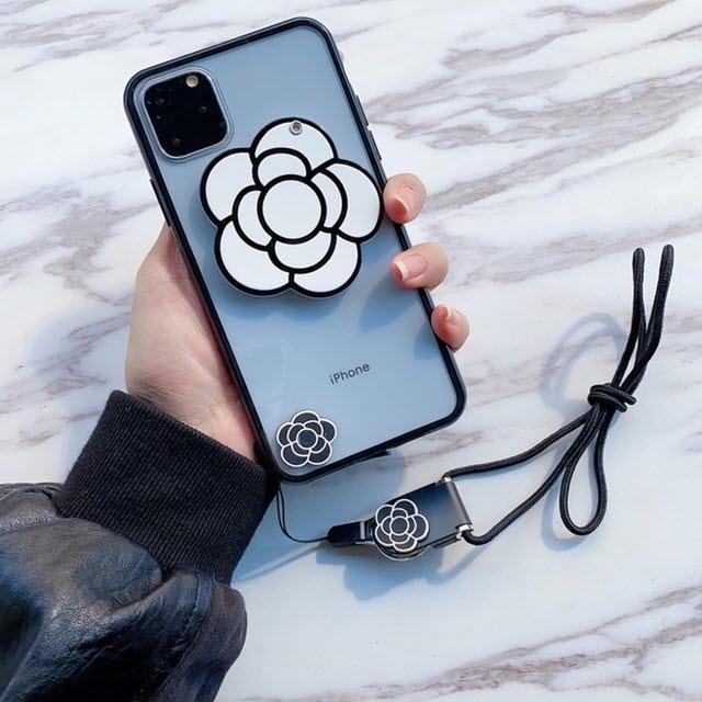 Iphone11 ケース 韓国 クリア 透明 鏡 ストラップ付きローズモチーフミラークリアケース 個性的 シンプル おしゃれiphone7 Iphone8 Iphonの通販はau Pay マーケット セレクトショップオンリーユー