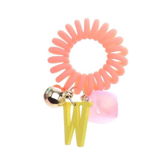 Wモチーフパステルスプリングヘアゴム ヘアゴム スプリングゴム モチーフ キュービック 可愛い お洒落 トレンド コイル ポニー 韓国の通販はau Pay マーケット セレクトショップオンリーユー