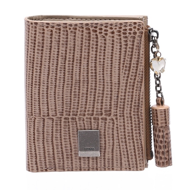 オムニア OMNIA クロコ 2つ折り財布 コンパクト ミニ財布 折財布 本革 レディース 二つ折り 小銭入れ カード入れ onlyou オンリーユー 5,016円