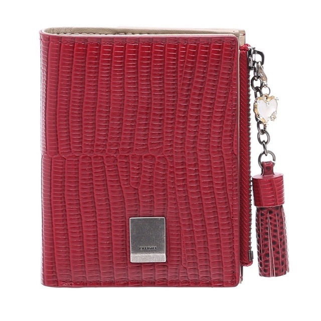 オムニア OMNIA クロコ 2つ折り財布 コンパクト ミニ財布 折財布 本革 レディース 二つ折り 小銭入れ カード入れ onlyou オンリーユー 5,280円