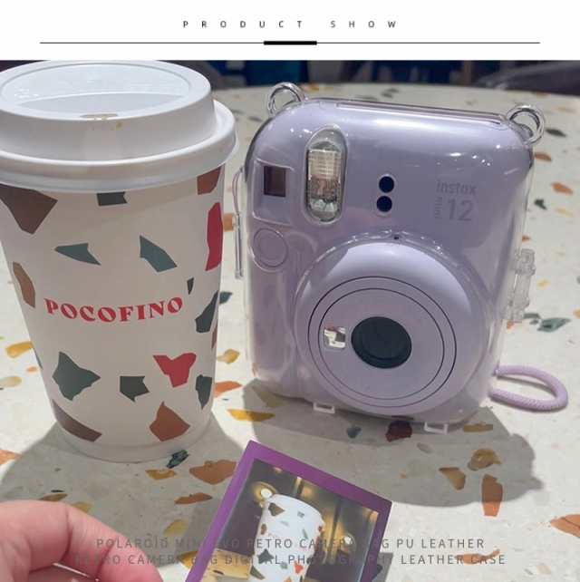 FUJIFILM instax mini 12 11 9 8/8+保護クリアケースinstax mini