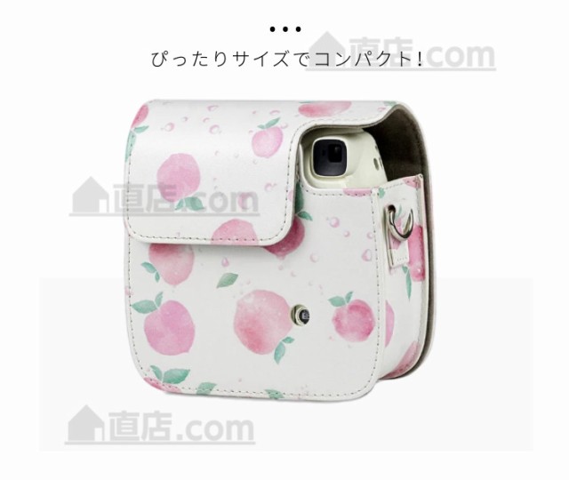 富士FUJIFILMインスタントカメラチェキinstax mini 11/9/8+/8用保護レザーケース/カバー収納ポーチバッグ カバン/ストラップ付属/速写プロの通販はau PAY マーケット - 直店.com | au PAY マーケット－通販サイト