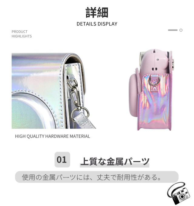 FUJIFILM instax mini Link 安し 本体 革ケース付き