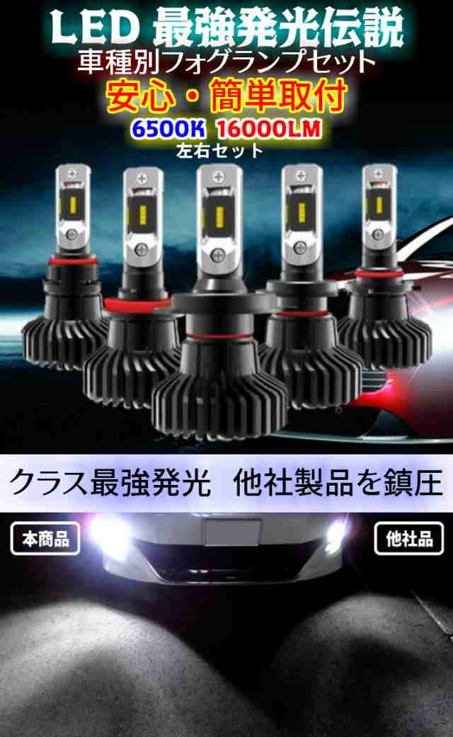 最強発光伝説16000LM LEDフォグランプ セット 爆光【 キャラバン/NV350キャラバン E25 H17.12〜H24.05 H8/H11/H16  】車種別設定 6500kの通販はau PAY マーケット - グラムインターナショナル | au PAY マーケット－通販サイト