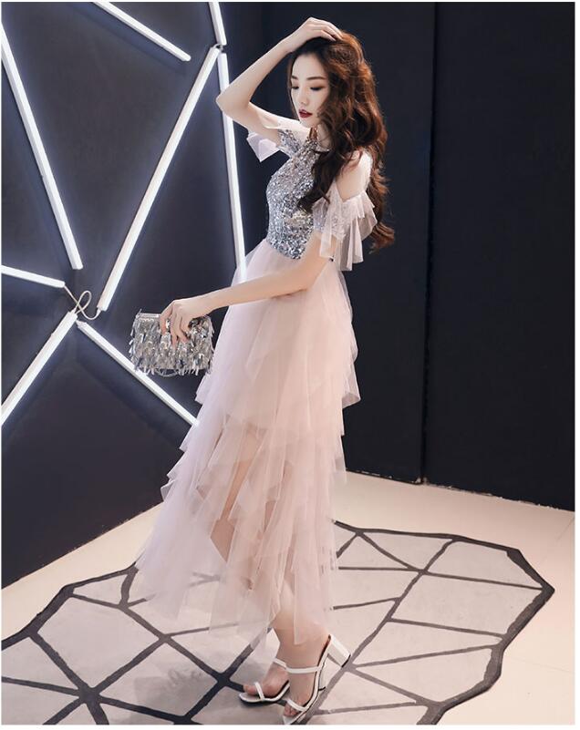 上品 代30代 キラキラワンピース セクシー レディース パーティードレス 発表会 二次会 ピアノ 着痩せ 結婚式 演奏会 袖ありワンピースの通販はau Wowma ヒナギクファッション