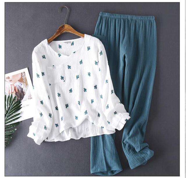 ルームウェア レディース 綿100 パジャマ かわいい セットアップ 女性用 可愛い 部屋着 上下セット 春 夏 秋 小柄長袖 長ズボンロングの通販はau Pay マーケット ヒナギクファッション