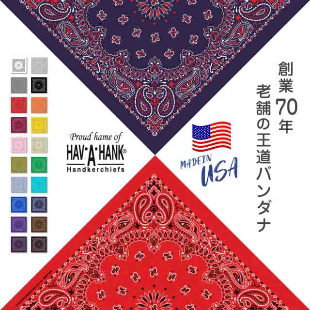 Supreme Hav-A-Hank Bandanas 赤 バンダナ 1枚 - 小物