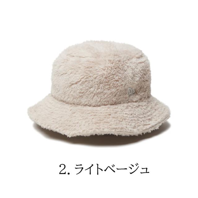 ニューエラ NEWERA ミンクファー バケットハット 01 ボア バケツハット  