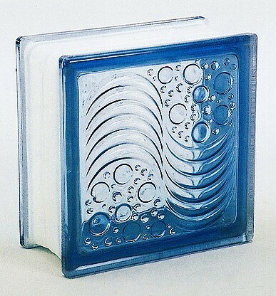 ブロックガラス 塀 壁飾りガラスブロック オーシャンビューー95(JB2-19505)ライトブルー６個入り外壁 外構工事の通販は 9,280円