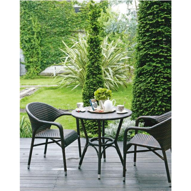 ガーデンテーブル 屋外用 ガーデンファニチャー ウィーヴィングシリーズ テーブル グレー 屋外 ファニチャー 家具 庭 テラス おしゃれの通販はau Pay マーケット エストアガーデン