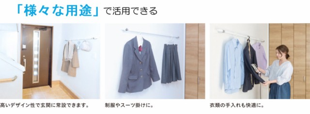 物干し 室内 物干し金物 川口技研 ホスクリーン 室内用物干し竿 ＱＬ