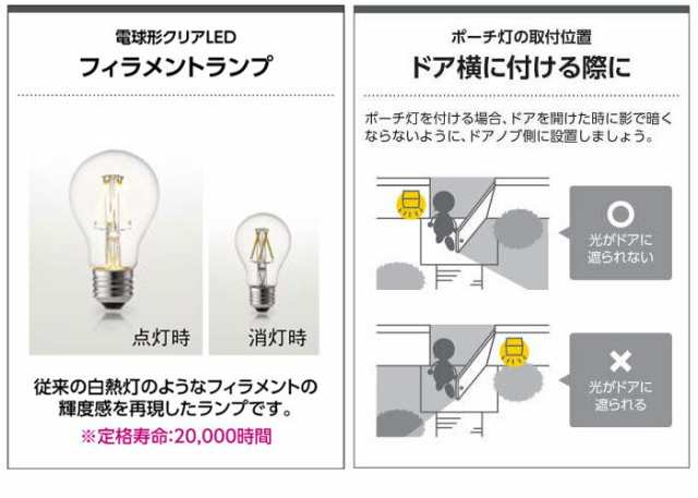 安い ポーチ 照明 高さ