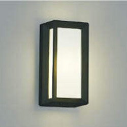 玄関 照明 門柱灯 門灯 LED付 白熱球40W相当 防雨型 高さ100×幅232 黒色 直付 壁付 門柱取付 照明器具の通販は