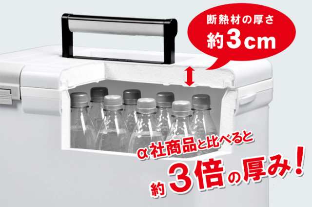 クーラーボックス 大型 保冷 ホリデー ランド クーラー 17l 500ml 14本分 ホワイト 保冷力 発泡材 取手 日本製 クーラーバッグ ショルダの通販はau Pay マーケット エストアガーデン