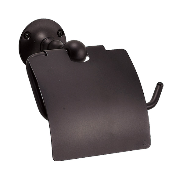 トイレットペーパーホルダー おしゃれ 真鍮 高級 TPH SB BK ブラック仕上げ 艶消し 黒 マットブラック 幅116mmの通販は 8,241円