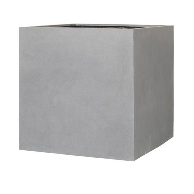 プランター 大型 植木鉢 正方形 ファイバー強化ポリストーン 鉢 おしゃれ マグナス キュビ グレー 幅600×奥行600×高さ600 穴あり ガーデニング 園芸用品の通販は鉢・プランター