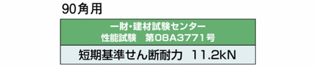 タナカ 大引き受け金物II 90角用 AB4908 - 1