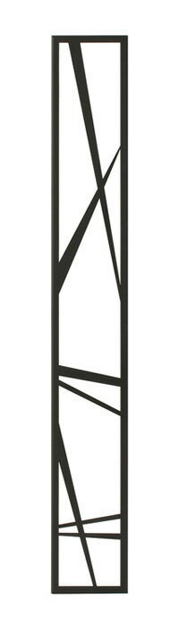 壁飾り 外壁 ウォールアクセサリー 亜鉛鋼板（焼付塗装） シャドーピクチャー ストレートタイプ デザインF 取付ピン付属 装飾 製作品 diyの通販は